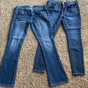 2 PAIR bundle Mudd Jeans size 11